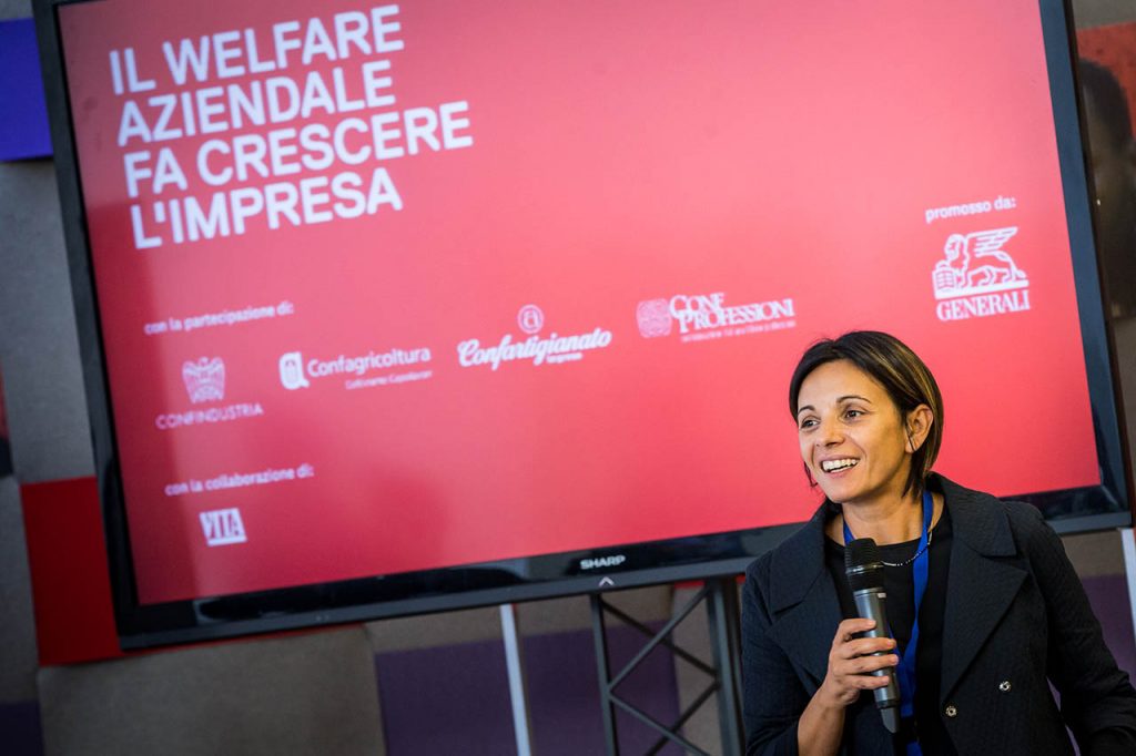 Lucia Sciacca - Direttore Comunicazione e Social Responsibility Generali Country Italia e membro del Comitato Guida di Welfare Index PMI