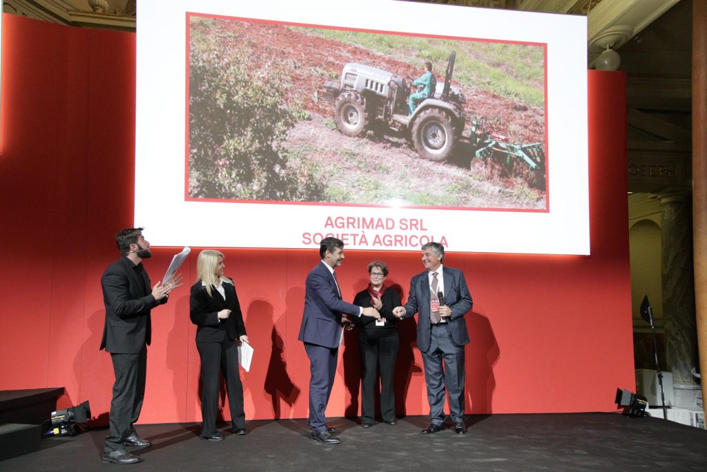 Premio nel settore dell'Agricoltura: 1° premio Fungar, “Nuovi cittadini, bisogni da risolvere insieme”; 2° premio Agrimad, “La comunità al centro dell’impresa”; 3° Premio Conte Vistarino, “Coltivare le persone”